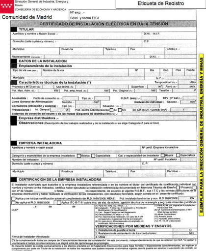 Boletín elétrico