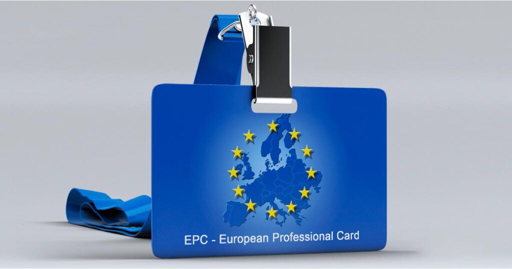 Tessera professionale europea - EPC
